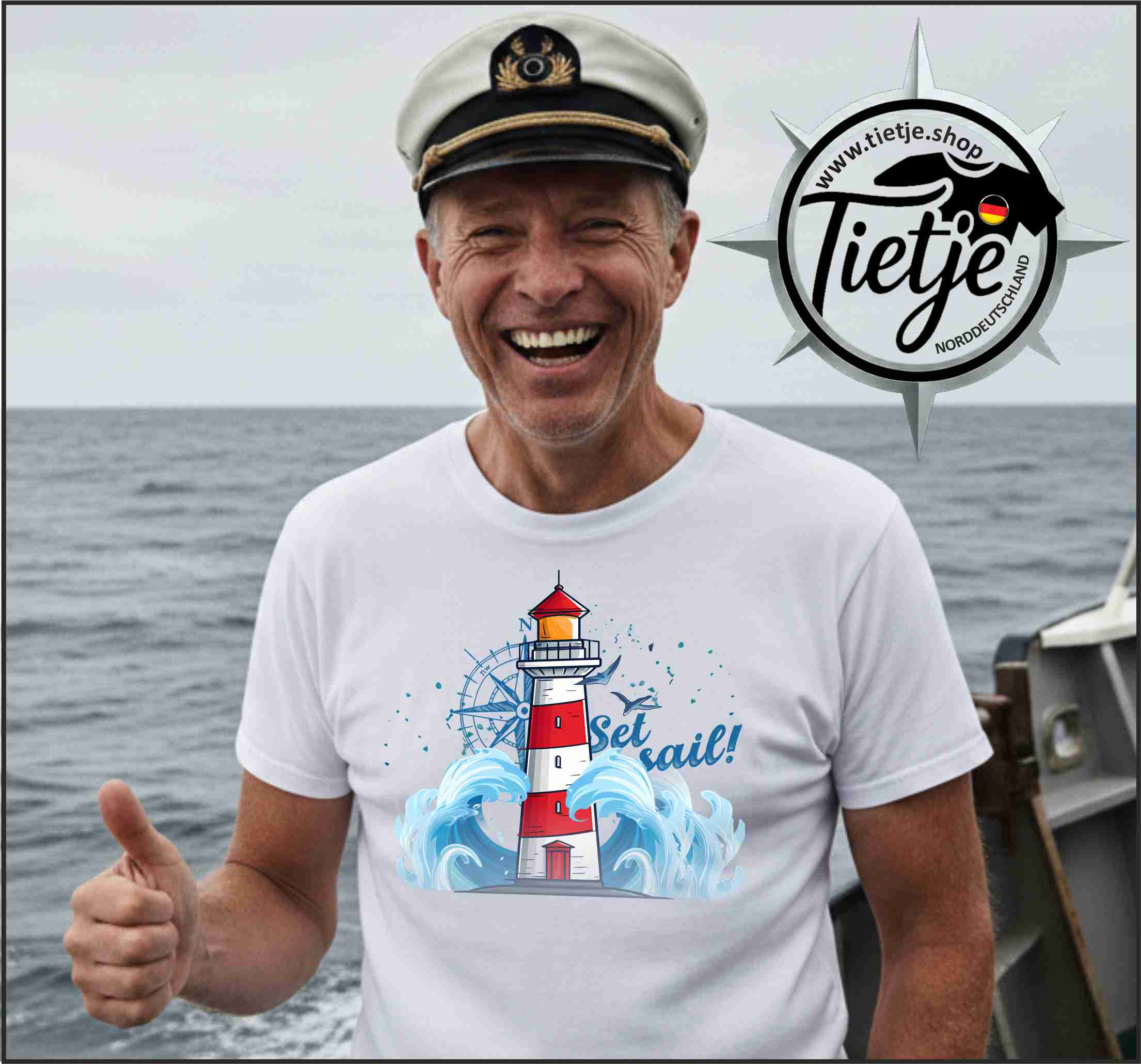 FUN & SUN - SET SAIL!  - Herren Shirt