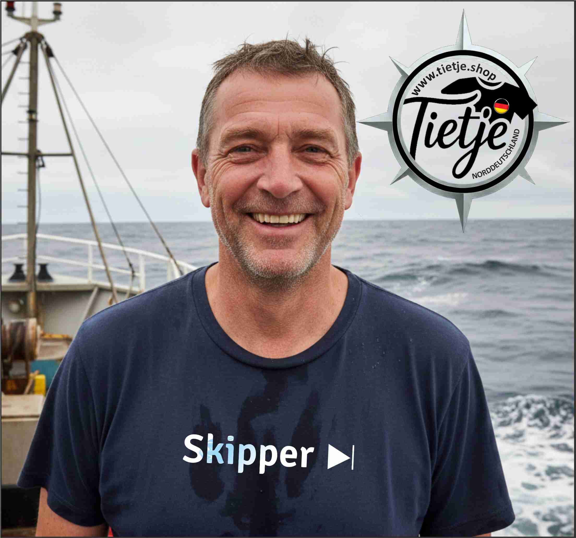 FUN & SUN - SKIPPER  - Herren Shirt