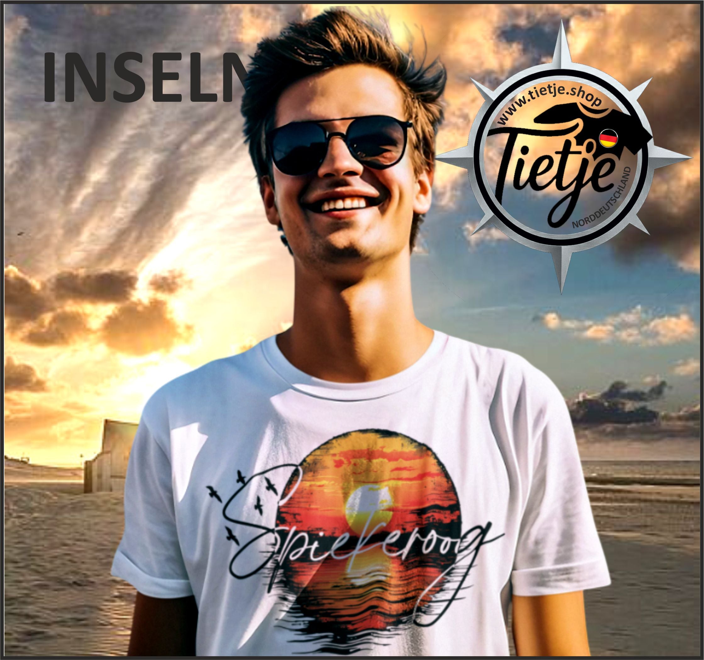 INSELN - SPIEKEROOG  - Herren Shirt