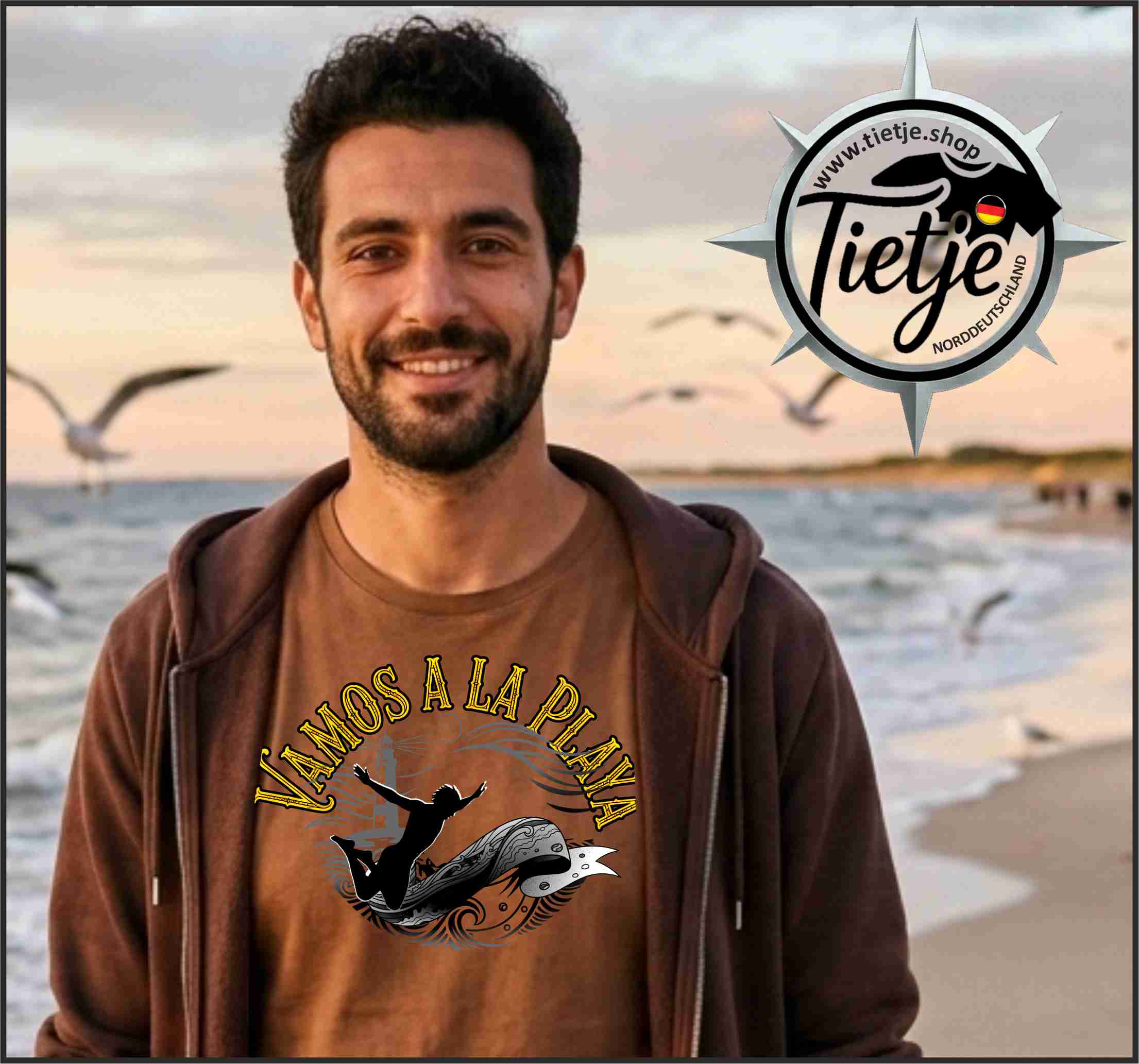 FUN & SUN - VAMOS a la PLAYA  - Herren Shirt