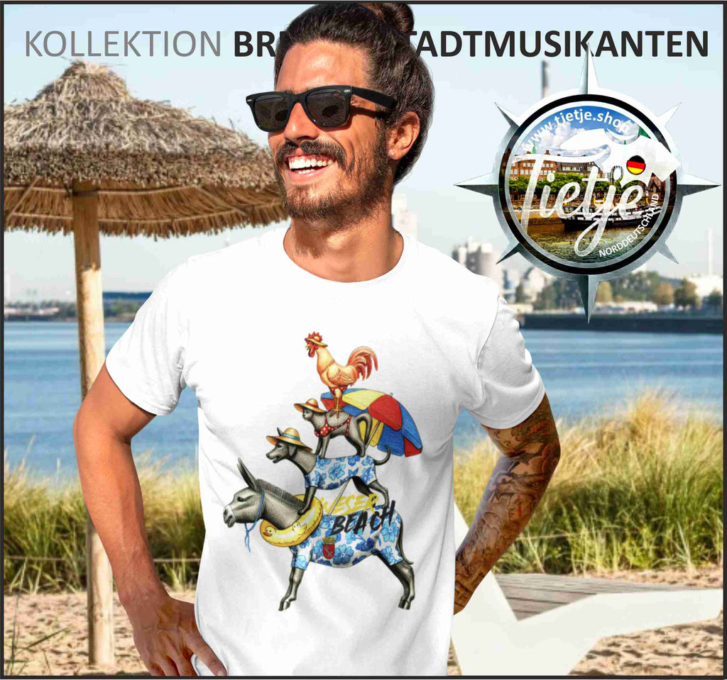 BREMEN - Stadtmusikanten - WESER BEACH  - Herren Shirt